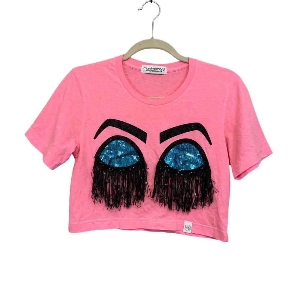 Marek + Richard Cropped Top Pink XS